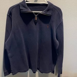 Blue Ralph Lauren half sip sweater